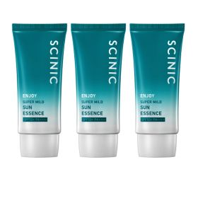 상품 이미지: 싸이닉 엔조이 슈퍼 마일드 수분 선에센스 50ml / 저자극 선크림 차단제 3개