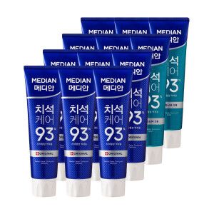 상품 이미지: 메디안 치석치약 오리지널 120g 6개+ 치석잇몸 120g 6개