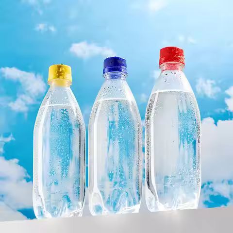 상품 이미지: 라인바싸 탄산수 무라벨 500ml PET 3종 1박스 20입