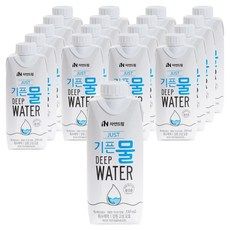 상품 이미지: 기픈물 저스트 종이팩 해양심층수, 330ml, 18개