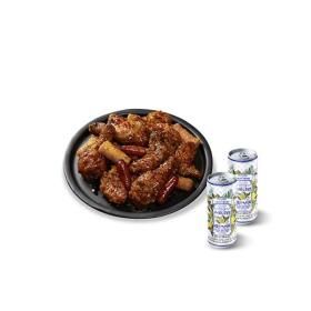 상품 이미지: (BBQ) 자메이카 소떡만나 콤보치킨+레몬보이2캔