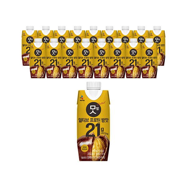 상품 이미지: CJ 얼티브 프로틴 밤맛 250ml, 18개