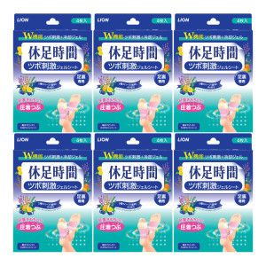 상품 이미지: 휴족시간 지압자극 쿨링시트 4매입 x 6