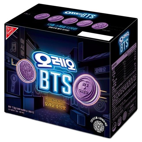 상품 이미지: 오레오 호떡맛 샌드위치 쿠키 랜덤발송, 1개, 1kg