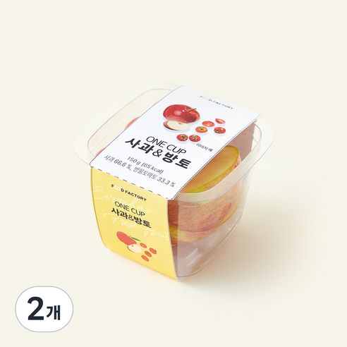 상품 이미지: 가족 원 컵 사과 & 방토, 150g, 2개