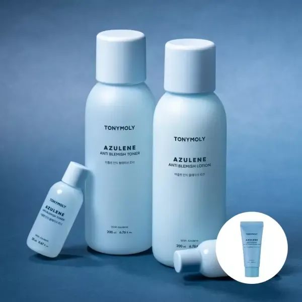 상품 이미지: 아줄렌 안티 블레미쉬 2종 세트(스킨 로션200+20ml)(+폼클렌저 20ml)