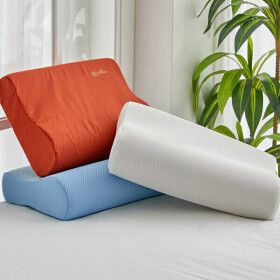 상품 이미지: 국산 진양 커버포함 황토 메모리폼 경추 베개 목편한 배개 일자목 베게 거북목 배게 여성베개 주니어베개