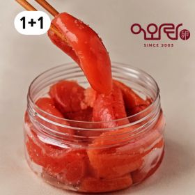 상품 이미지: 명란젓 저염 무색소 명란 못난이 파지 백명란 2통 400g 1+1 행사중 총 800g