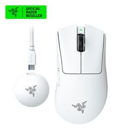 상품 이미지: 레이저코리아 Razer DeathAdder V4 Pro White 게이밍 마우스
