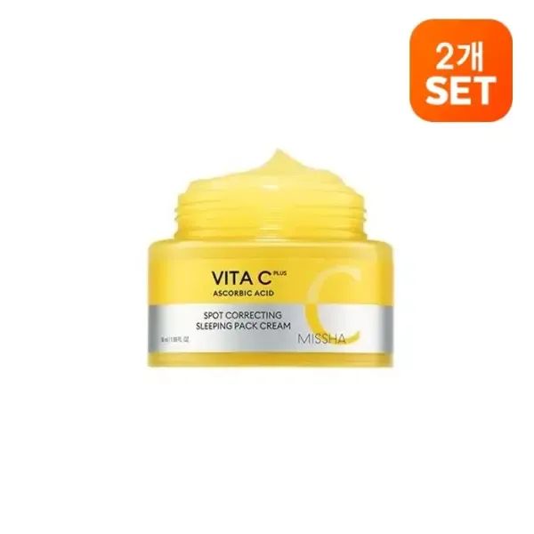 상품 이미지: [2개][미샤] 비타씨플러스 슬리핑 팩 크림 50ml