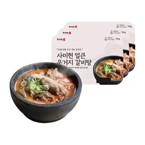 상품 이미지: 사미헌 얼큰우거지갈비탕 780g, 3개