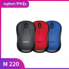 상품 이미지: 로지텍 M220 무선 마우스 홈 비즈니스 사무실 대칭 마우스 무선 2.4G 리시버 노트북 액세서리 게임용 마우