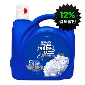 상품 이미지: (12%결제할인)고농축피죤 시그니처 실내건조 5.7L 아이스플라워 1개