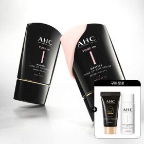 상품 이미지: AHC 메이크업핏 마스터즈 톤업 선세럼 50ml 2개+(증정)마스터즈 선크림10ml +프로샷 에센스 20ml