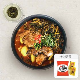 상품 이미지: (김가네)본사배송 감자탕5kg(9-10인분)+국내산 시래기300g/실온보관 (라면사리1개+겨자2개 증정)