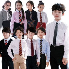 상품 이미지: 남아 남방 셔츠 긴팔 와이셔츠 아동 주니어 정장 옷