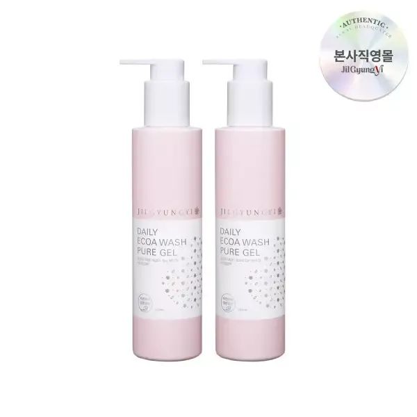 상품 이미지: [소비기한 27.08][질경이] 여성청결제 데일리 에코아워시 퓨어젤 200ml 2개