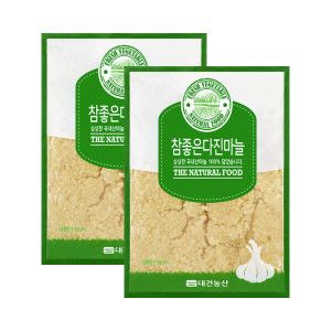 상품 이미지: 루이푸드 참좋은 다진마늘 꼭지제거 2KG (1KG x 2개) / 국내산 간마늘 난지형 대서마늘