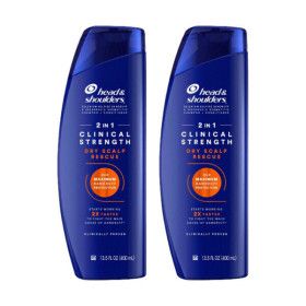 상품 이미지: 헤드앤숄더 클리니컬 스트렝스 드라이 스칼프 레스큐 2 in 1 샴푸 400ml(주황) 2개
