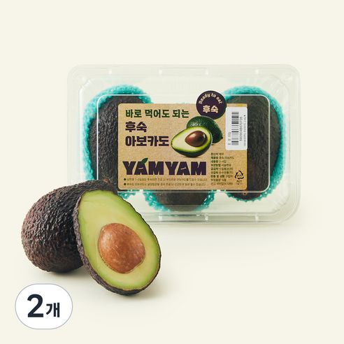 상품 이미지: YAMYAM 페루산 바로먹어도 되는 후숙 아보카도 3~4개입, 2개, 600g