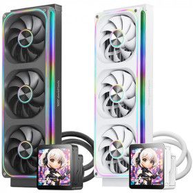 상품 이미지: darkFlash WAVE DV360S MAX ARGB 디스플레이 (블랙)