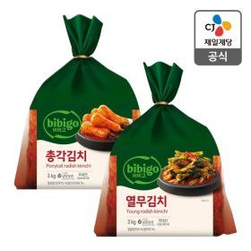 상품 이미지: 본사배송 비비고 대용량 김치 (총각김치3kg+열무김치3kg)