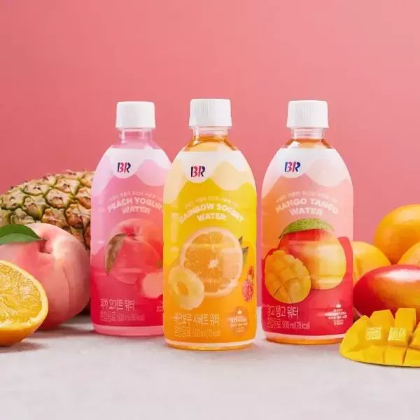 상품 이미지: 배스킨라빈스 과즙워터 3종 500ml 12개 골라담기