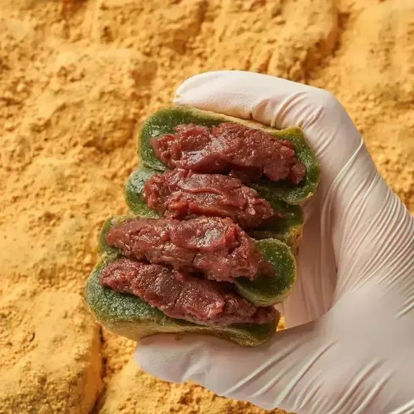 상품 이미지: [하람떡방 저당앙금] 굳지않는 해풍 콩쑥개떡 1.8kg (60gX30개)