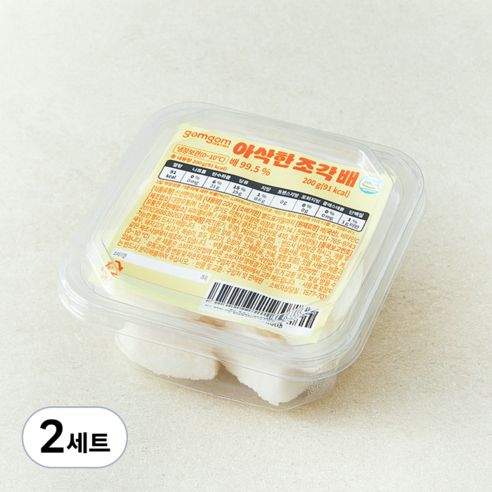 상품 이미지: 곰곰 아삭한 조각 배, 2개, 200g