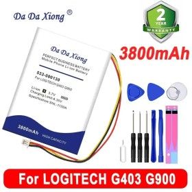상품 이미지: DaDaXiong 대용량 무선 마우스 배터리 로지텍 호환 G403 G703 G900 G903 용 533-000130
