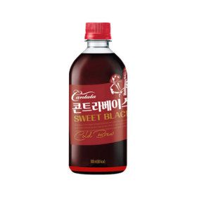 상품 이미지: 칸타타 콘트라베이스 콜드브루 스위트블랙 500ml 24pet / 커피 / 음료 (소비기한 09/02)