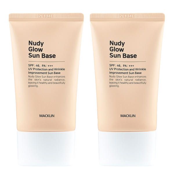 상품 이미지: 맥클린 누디 글로우 파데프리 톤업선크림 SPF46 PA+++ 50ml 2개입