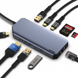 상품 이미지: USB C타입 10in1 4K 60hz Gen2 10Gbps 멀티 허브 MH420