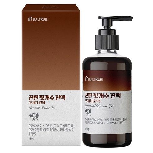 상품 이미지: 빌트루 국내산 진한 헛개수 진액 헛개차 원액, 1개, 480g