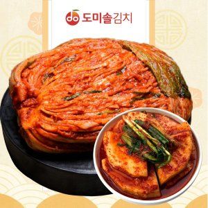 상품 이미지: 도미솔 박미희 명장 절구통 보리 포기김치 8kg+보리 갓 섞박지 2kg (총10kg)