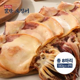 상품 이미지: 상시수협 바로먹는 말랑오징어 180g x 4봉(총 8미)
