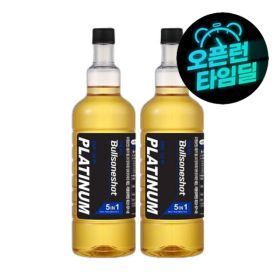 상품 이미지: (1+1행사)(NEW)불스원샷 플래티넘 연료첨가제 5in1 500ML 2종택1(휘발유 경유)