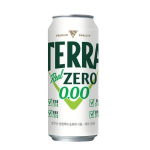 상품 이미지: 테라 제로 0.00 500ML 24캔 /알코올 ZERO 칼로리 ZERO 당류 ZERO 감미료 ZERO