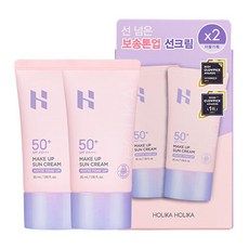 상품 이미지: 홀리카홀리카 메이크업 선크림 SPF50+ PA+++, 35ml, 2개