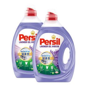 상품 이미지: (리뉴얼)퍼실 라벤더젤 맥스 2.5L x2개 초미세효소 딥클린 세탁세제 드럼/일반 겸용
