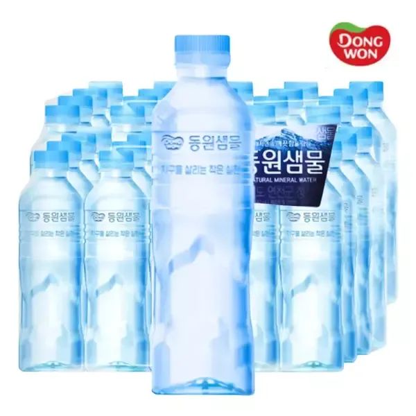 상품 이미지: 동원샘물 무라벨 500ml x 40병 안전한생수 미네랄워터 20/40개 택1 (오늘출발) 물2L 물500ml SH