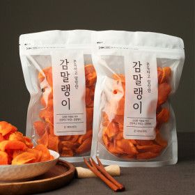 상품 이미지: (신선집중) 상주에덴곶감 2026년 햇 감말랭이 500g+500g 지퍼백 포장