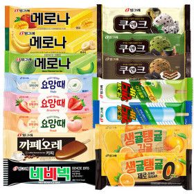 상품 이미지: 메로나 20개 +비비빅(팥) 20개 등 인기아이스크림 바 40개 골라담기