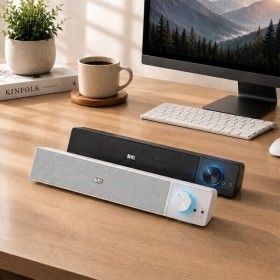 상품 이미지: 브리츠 BZ-L1 컴퓨터 노트북 데스크탑 게이밍 유선 USB 2채널 사운드바 PC 스피커 블랙