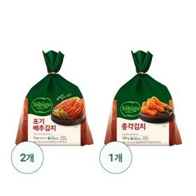 상품 이미지: 비비고 포기배추김치 5KG X 2 + 총각김치 900G X 1 총 10.9kg
