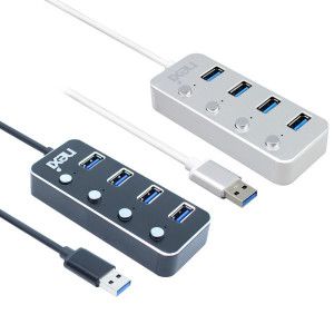 상품 이미지: USB허브3.0 멀티 스위치4포트 PC 무전원 분배기 확장
