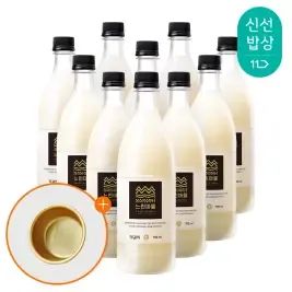 상품 이미지: [양은잔 증정] 배상면주가 무아스파탐 느린마을막걸리 750ml x 10입