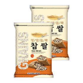 상품 이미지: (신선집중) 삼원농산 찹쌀 10kg (5kg/2개) - 2025년산 햅쌀
