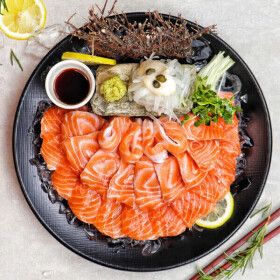 상품 이미지: 노르웨이 생연어회 몸뱃살 부위 슬라이스 1kg 무료배송