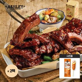 상품 이미지: 애슐리 폭립 500g 2팩(총 1.0kg) + 사은품 증정